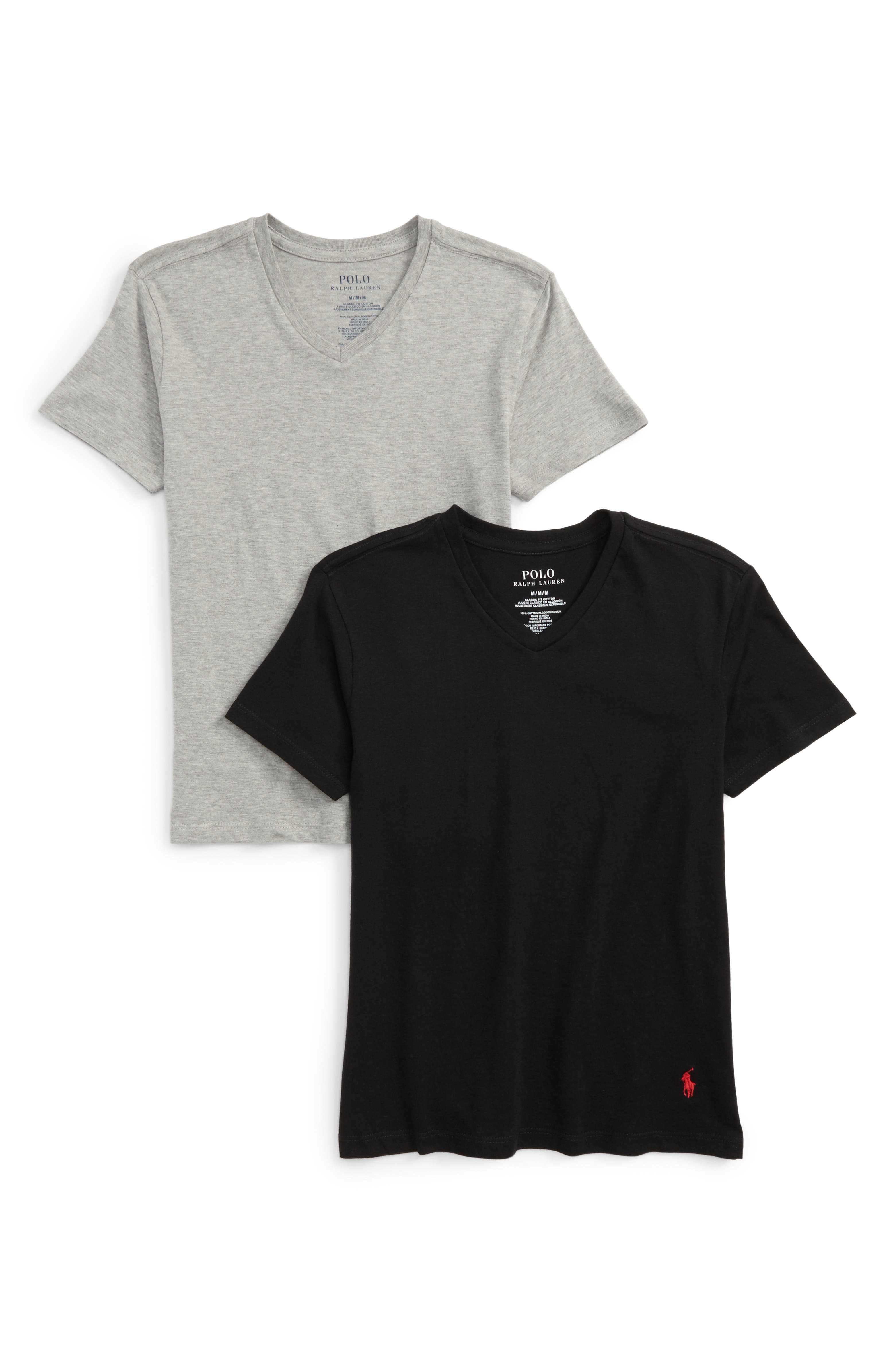 Polo Ralph Lauren 2-Pack V-Neck T-Shirts (Big Boys) | Nordstrom