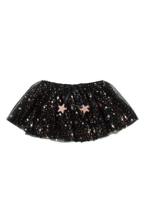 Shop Mimi & Lula Kids' Glitter Star Tulle Costume Skirt In Black