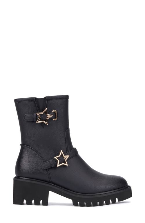 Olivia Miller Neptune Lug Sole Boot In Black