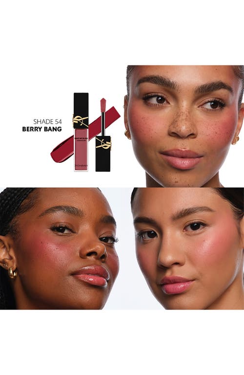 Saint Laurent Yves Make Me Blush Liquid Blush In 54 Berry Bang