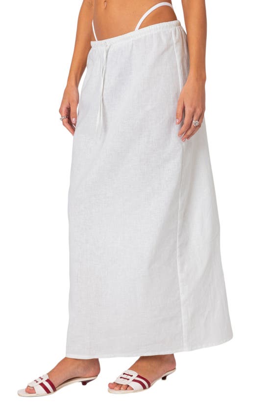 Shop Edikted Rayla Maxi Skirt In White
