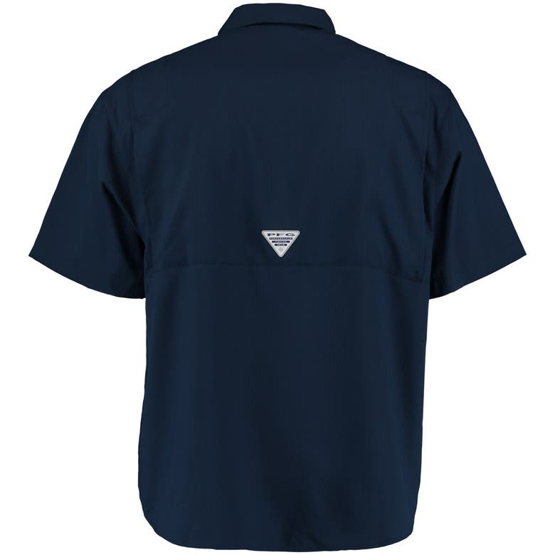 Shop Columbia Navy Boston Red Sox Tamiami Omni-shade Button-down Shirt