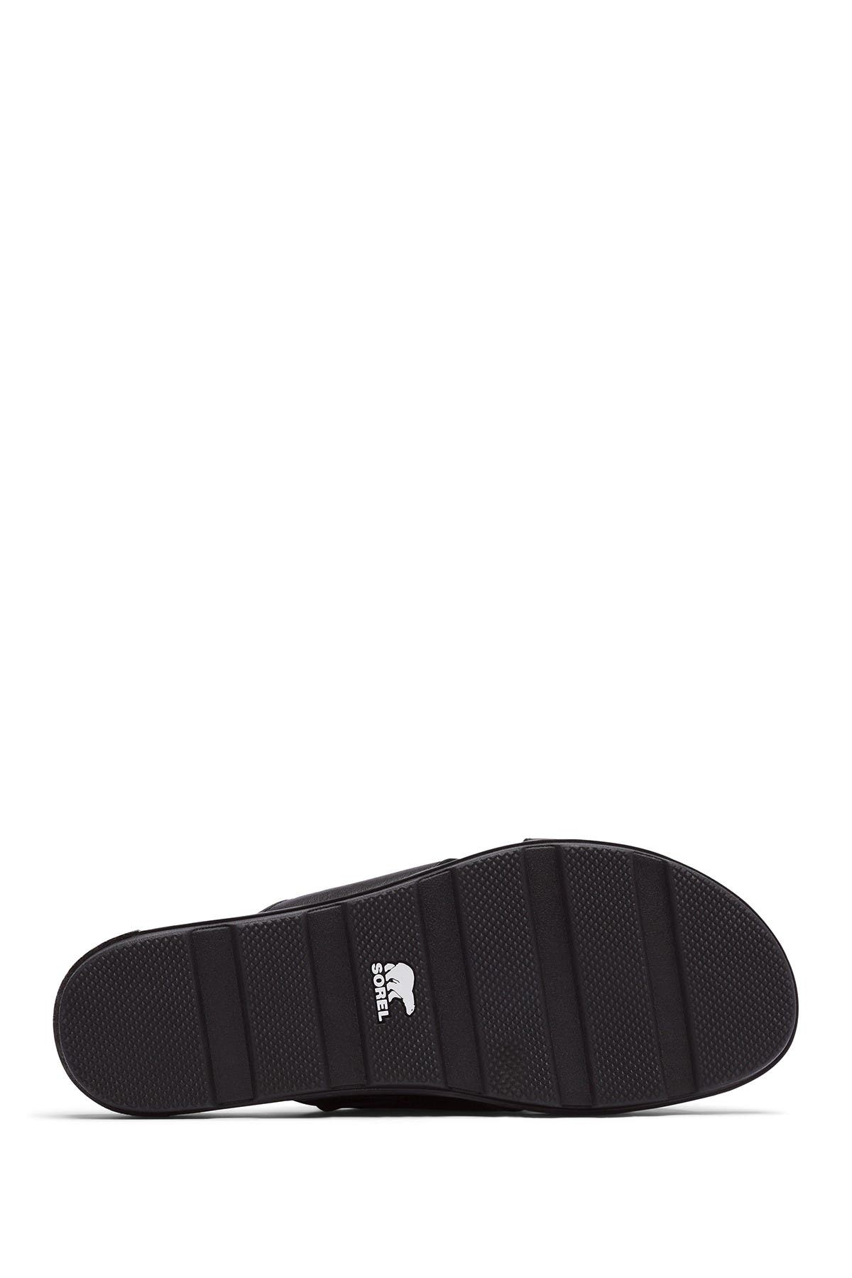 sorel gemma leather slide