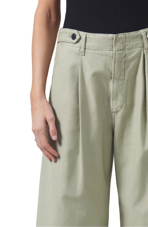 Shop Citizens Of Humanity Payton Super High Waist Crop Wide Leg Utility Trousers In Palmdale