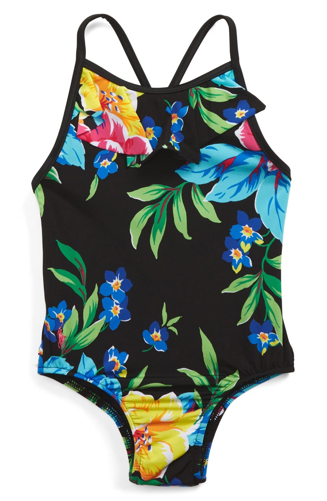 Ralph Lauren Floral OnePiece Swimsuit (Baby Girls) Nordstrom