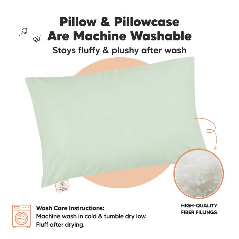 Shop Keababies Jumbo Toddler Pillow With Pillowcase In Sage
