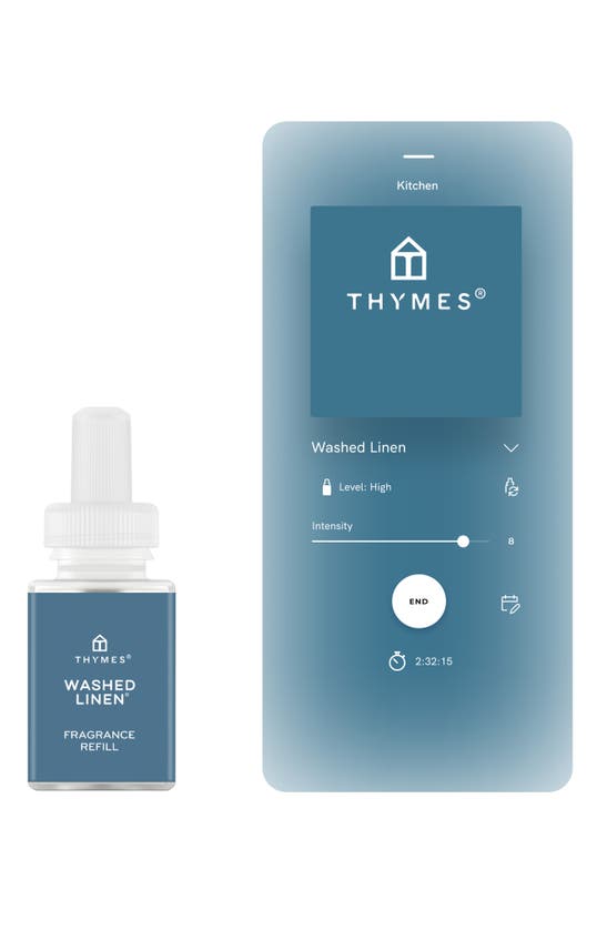 Shop Pura X Thymes Frasier Fir 2-pack Diffuser Fragrance Refills In Blue