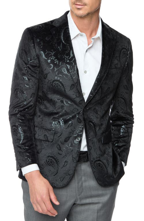 Shop Robert Graham Abney Paisley Jacquard Sport Coat In Black