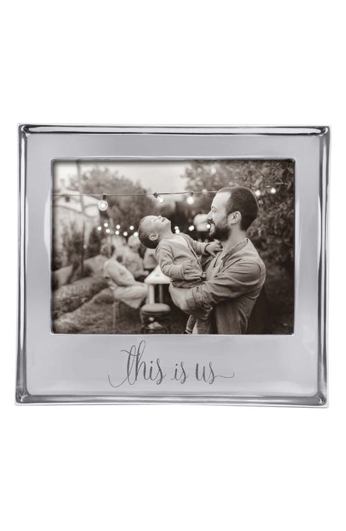 Mariposa This is Us Picture Frame in Silver at Nordstrom