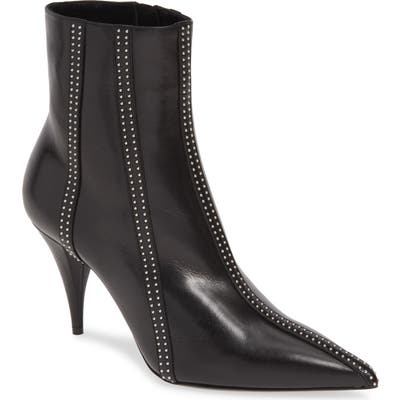 Saint Laurent Kiki Zip Bootie, Black