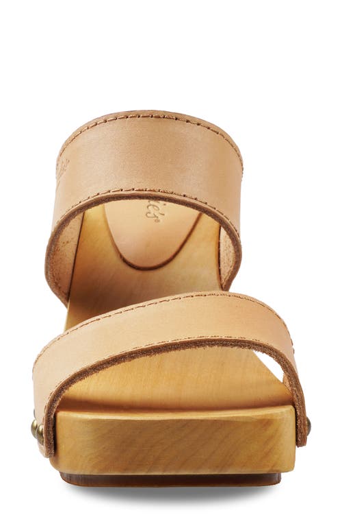 Candies Candie's Rammya Platform Slide Sandal In Natural
