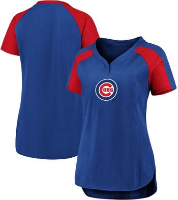 Lids Chicago Cubs Fanatics Branded Women's Core Team Crossover V-Neck Pullover  Hoodie - Royal