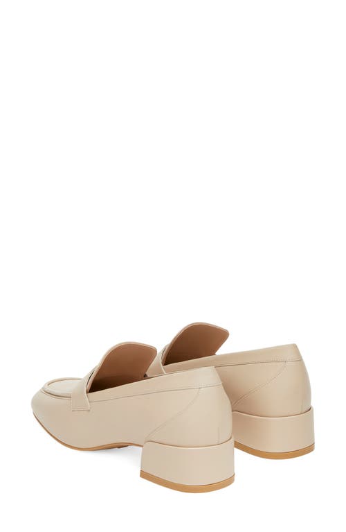 Shop Stuart Weitzman Sleek 35 Loafer In Dune