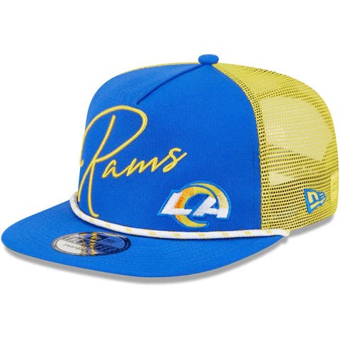 Los Angeles Rams New Era Ram Head Aqua Pop 59FIFTY Fitted Hat -  Gray/Graphite
