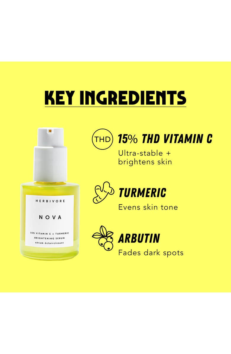 Herbivore Botanicals NOVA 15 Vitamin C + Turmeric Brightening Serum
