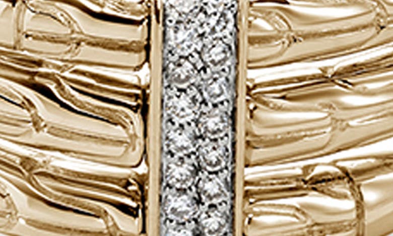 John Hardy Spear Diamond Bypass Ring In Gold