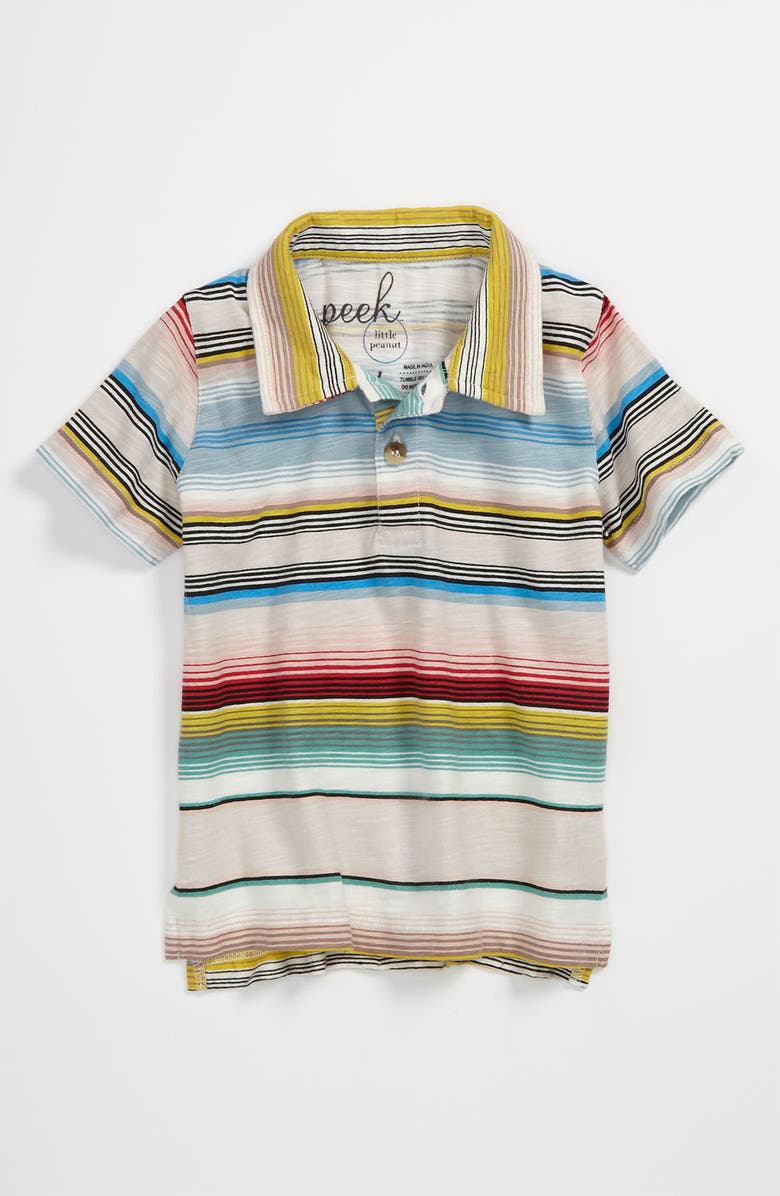 Peek Stripe Polo Shirt (Baby) | Nordstrom