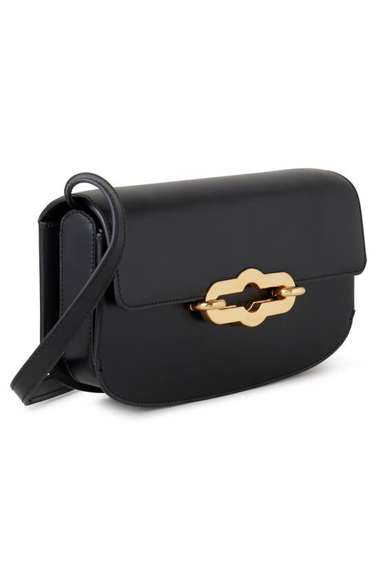 Shop Mulberry Pimlico Super Luxe Leather East/west Shoulder Bag In Black
