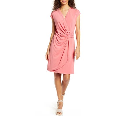 Tommy Bahama Carmela Faux Wrap Dress, Coral