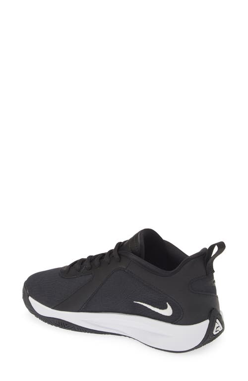 Shop Nike Kids' Giannis Freak Basketball Shoe In Black/silver/white