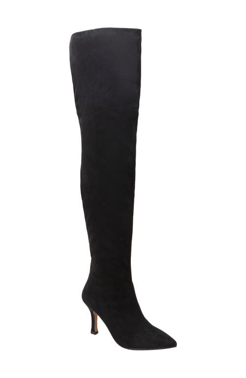 Ace Over the Knee Boot in Black