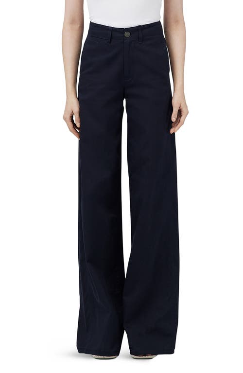 rag & bone Sofie High Waist Wide Leg Chino Pants in Sal | Smart Closet