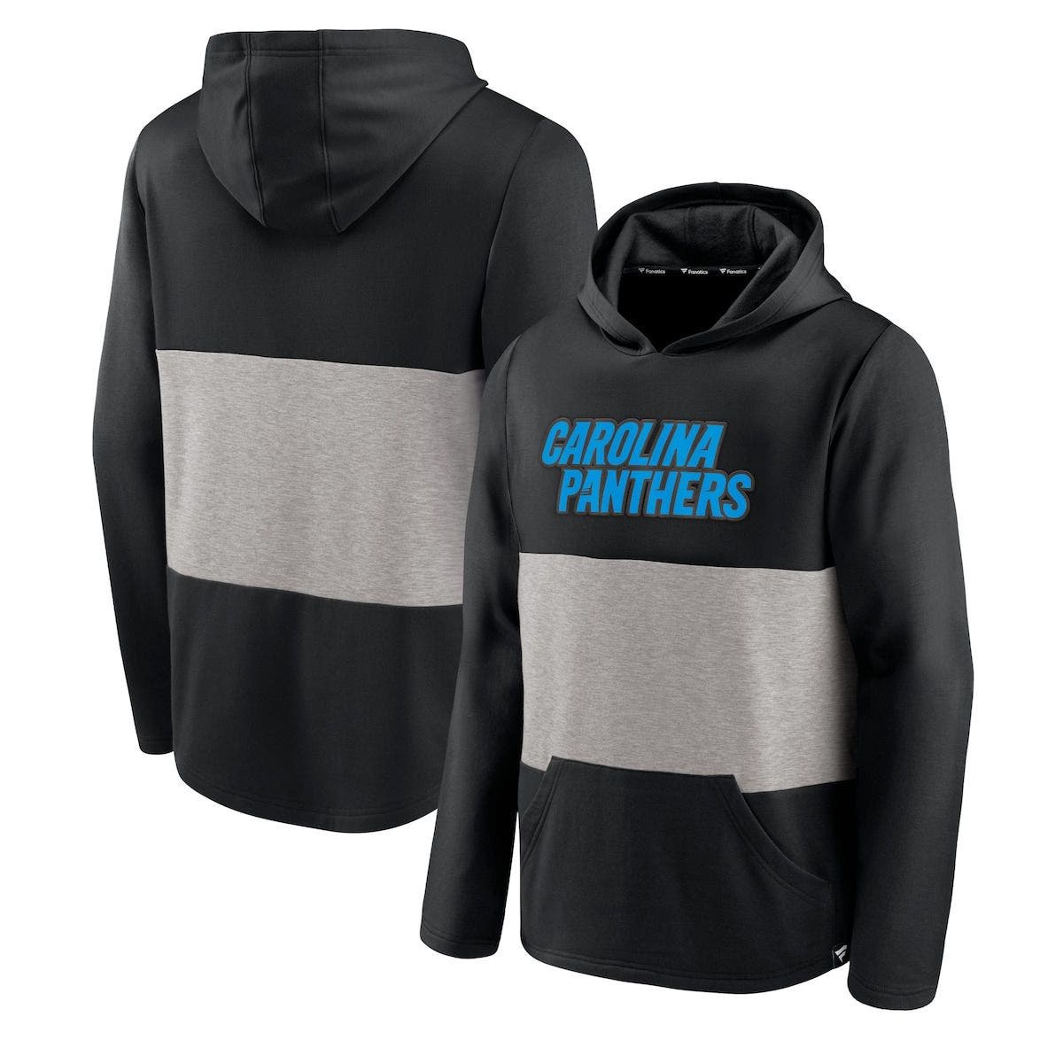 Carolina Panthers Rewind Club Men’s Nike Men's NFL Pullover Hoodie in Black, Size: Large | NKDK00A9D-8XD