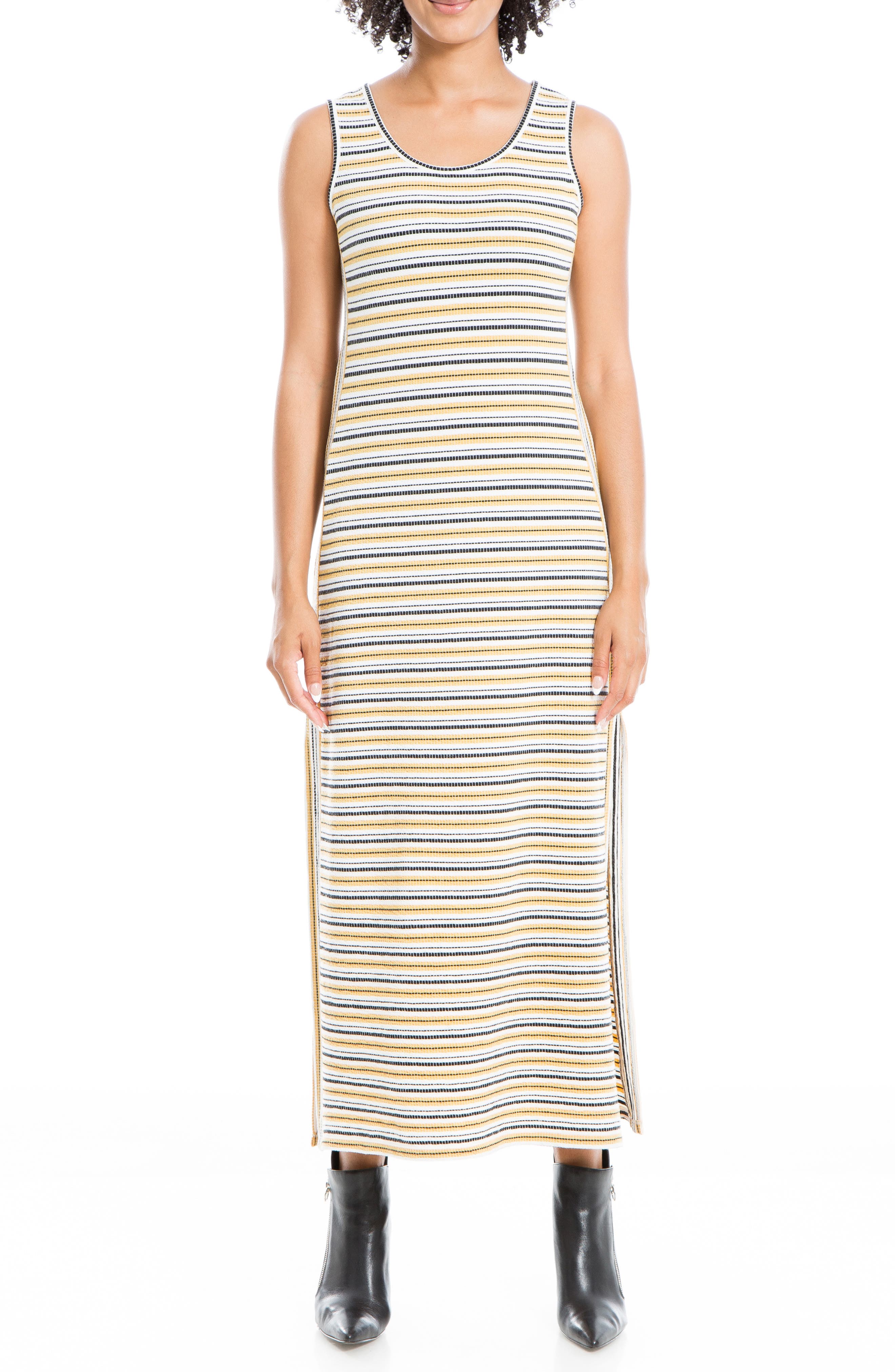 max studio sleeveless maxi dress