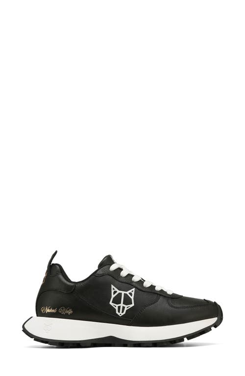 Pacific Genesis Leather Sneaker in Black-Leather