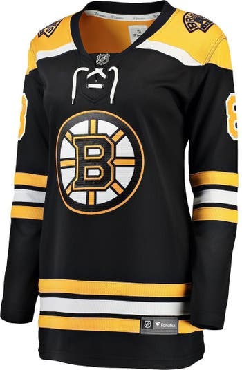 Boston Bruins Fanatics Branded Alternate Breakaway Jersey - David Pastrnak  - Mens