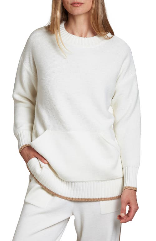 Shop Oyun Cozy Tunic Sweatshirt In Vanilla