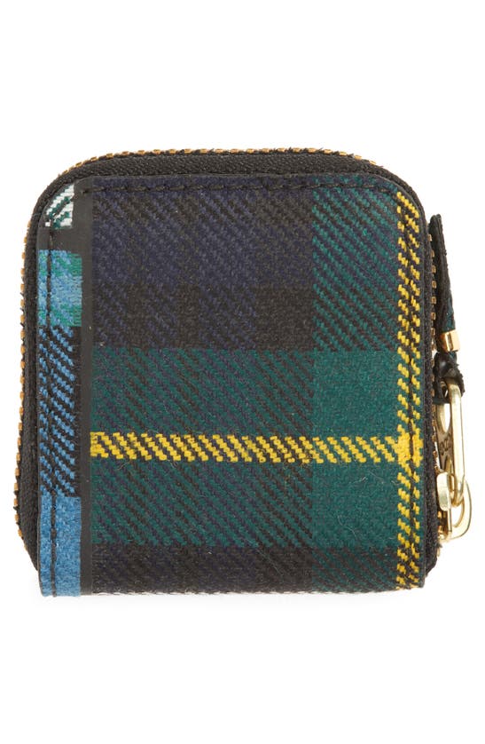 COMME DES GARÇONS COMME DES GARÇONS WALLETS TARTAN PATCHWORK ZIP WALLET