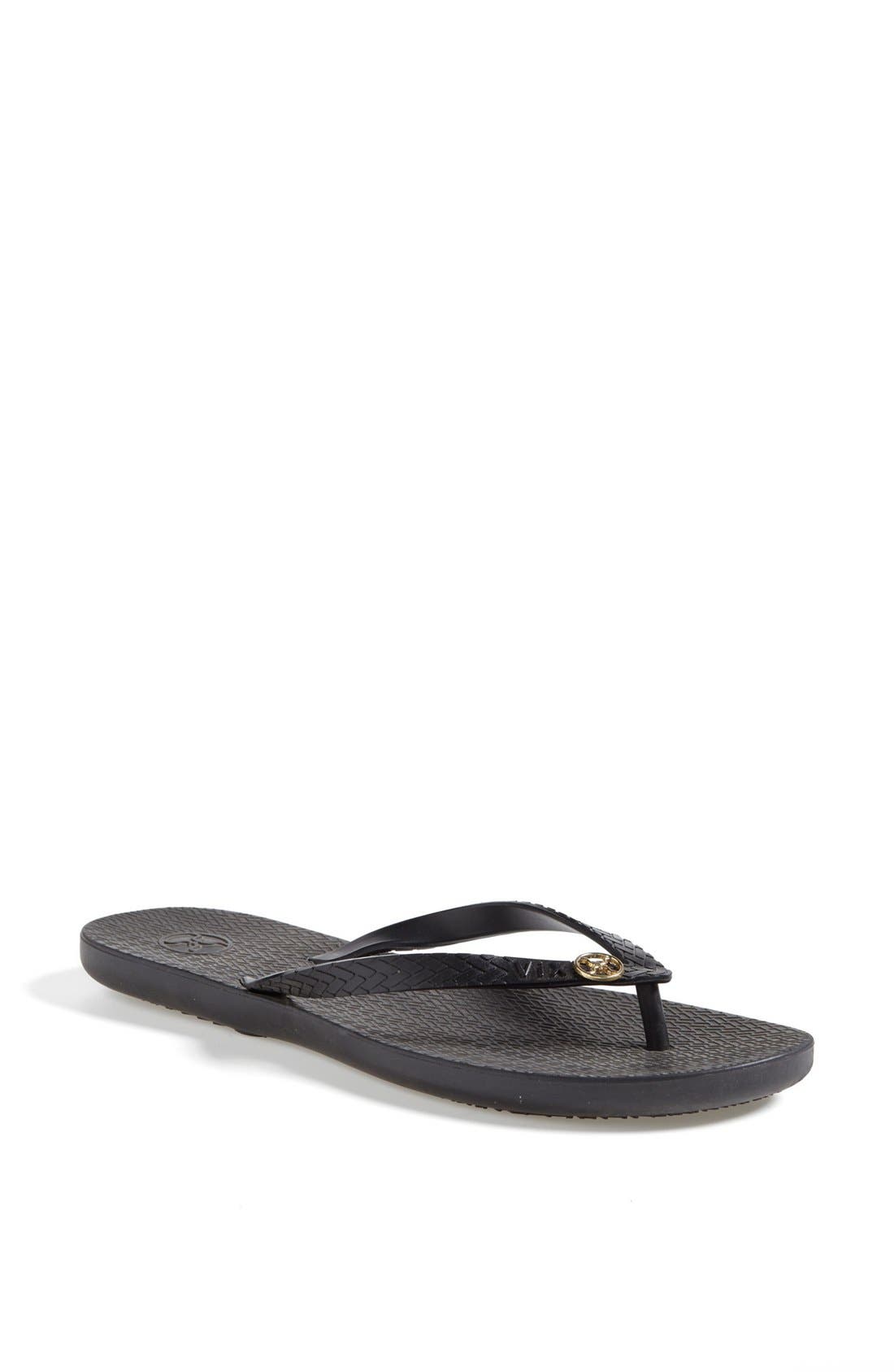 ViX Swimwear Solid Black Sandal Nordstrom