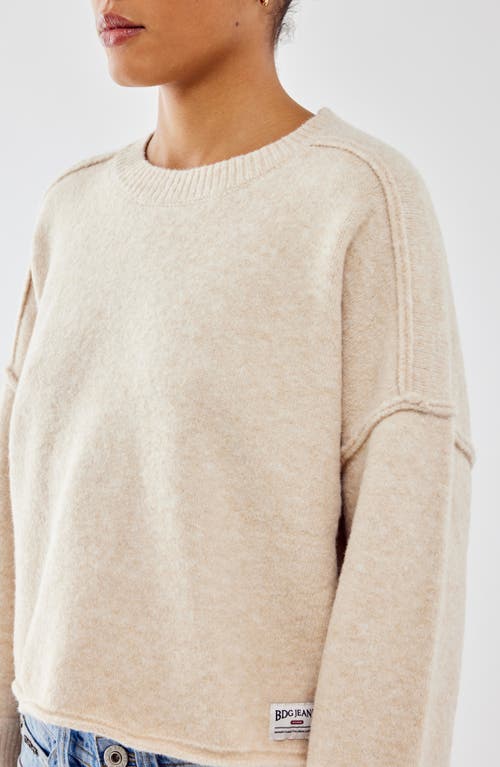 Shop Bdg Urban Outfitters Oversize Sweater In Cream