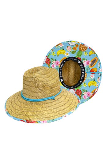 Peter Grimm Fruta Lifeguard Straw Hat In Natural