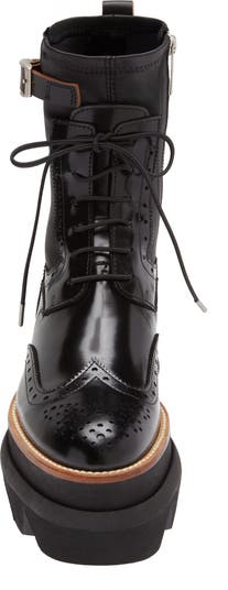sacai Wingtip Engineer Sock Boots