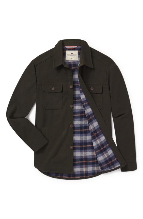 The Normal Brand Brisghtside Flannel Lined Workwear Jacket In Kodiak