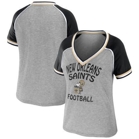 New England Patriots WEAR by Erin Andrews Women's Cropped Raglan