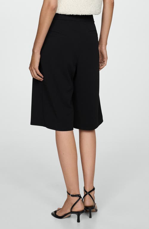 MANGO MANGO PLEATED BERMUDA SHORTS 