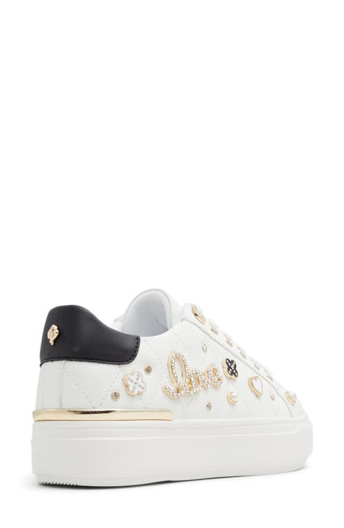 Shop Aldo Visuetti Platform Sneaker In White