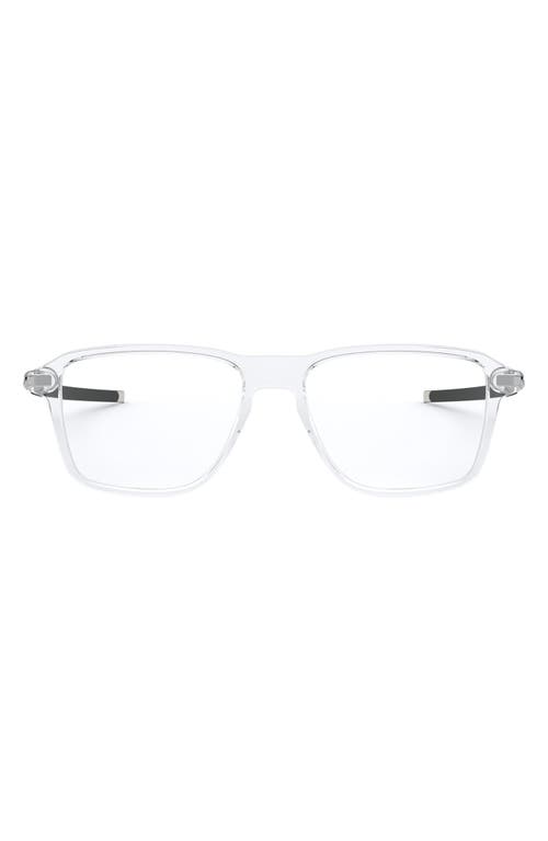 Oakley 54mm Square Optical Glasses in Clear at Nordstrom