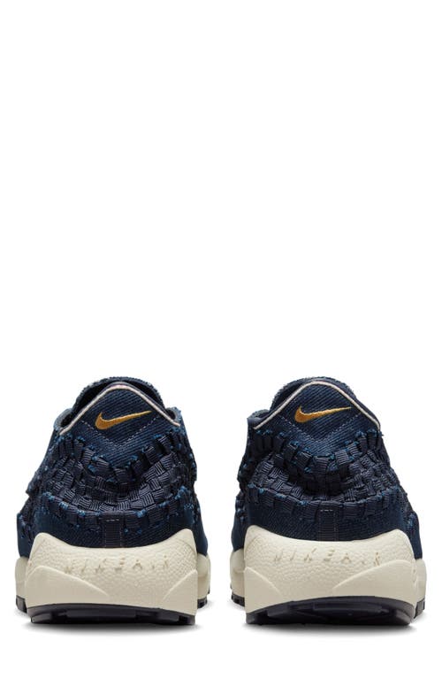 Shop Nike Air Footscape Woven Sneaker In Denim/wheat/obsidian