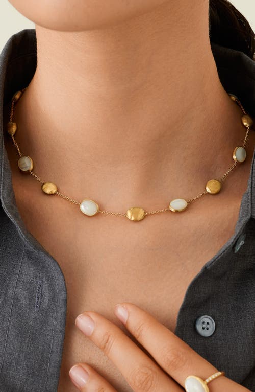 Shop Marco Bicego Siviglia 18k Yellow Gold Mother-of-pearl Necklace