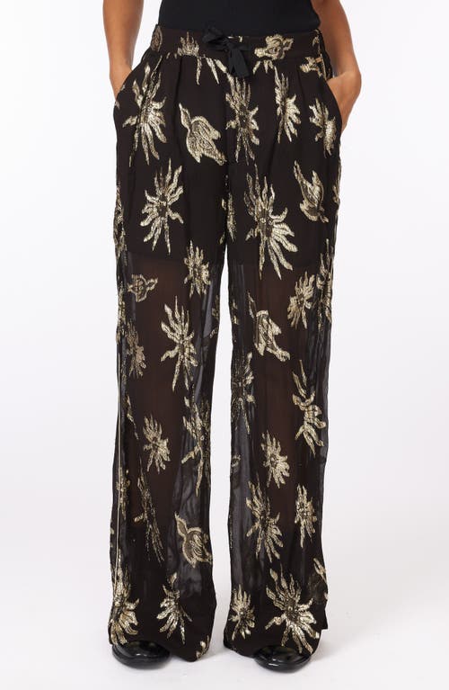 Scotch & Soda Eleni Mystic Sky Pajama Pants In Mystic Sky Lurex
