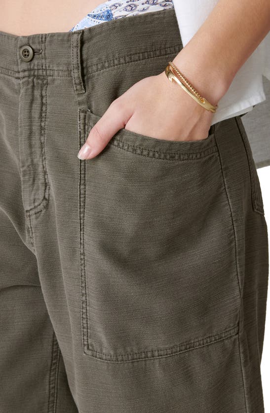 Shop Lucky Brand Easy Pocket Utility Pants In Raven