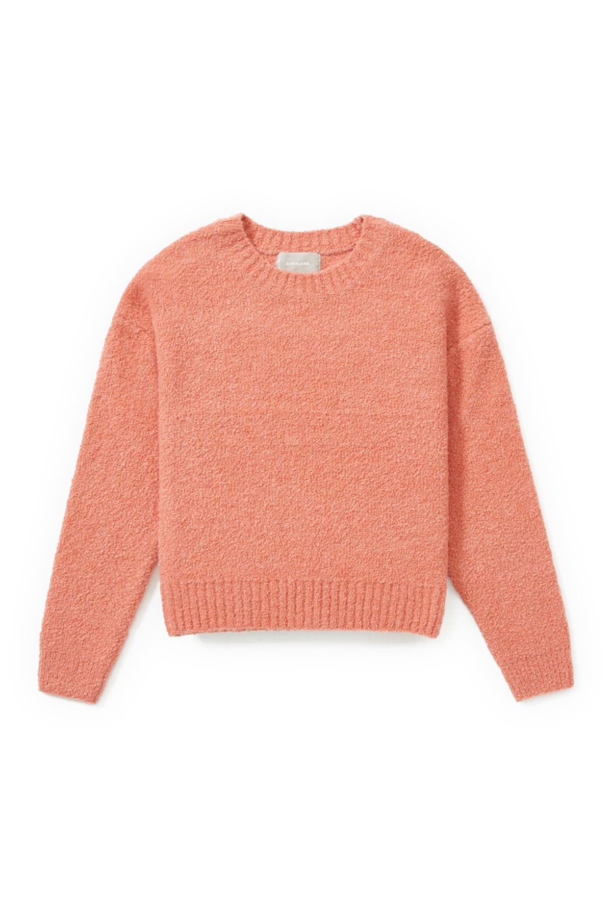 teddy crew neck sweater