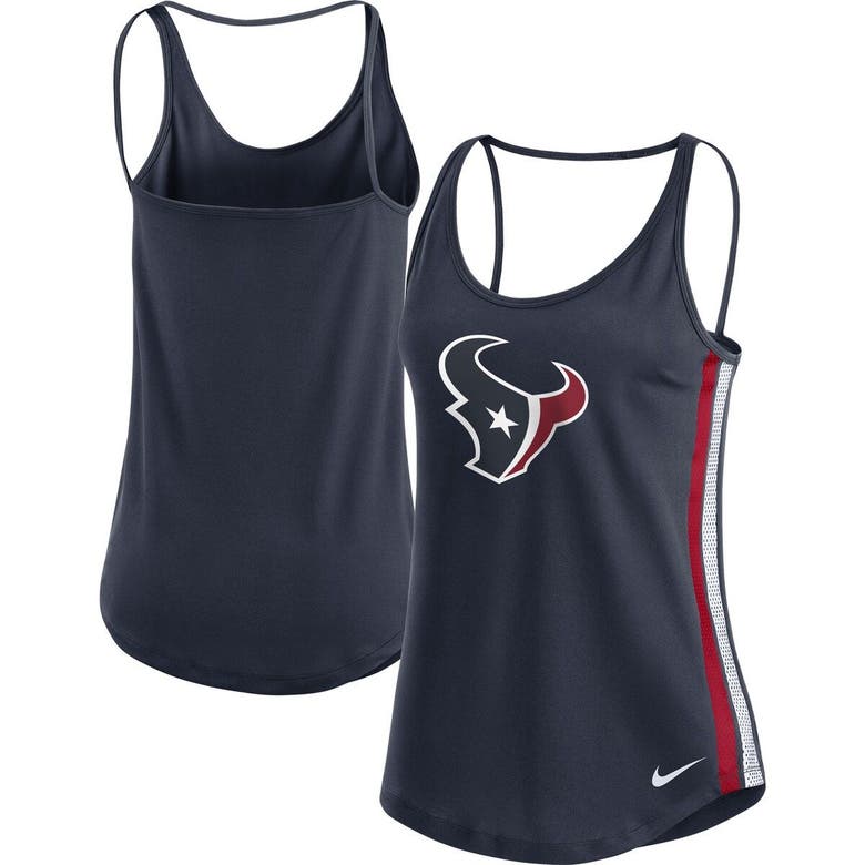 Nike Navy Houston Texans Fashion Performance Tank Top