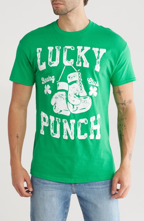Lucky Punch Cotton Graphic T-Shirt