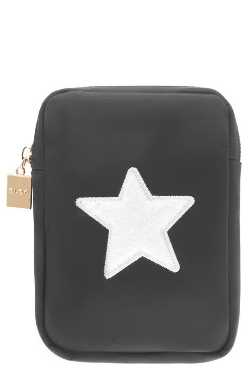 Mini Star Cosmetics Bag in Black/White