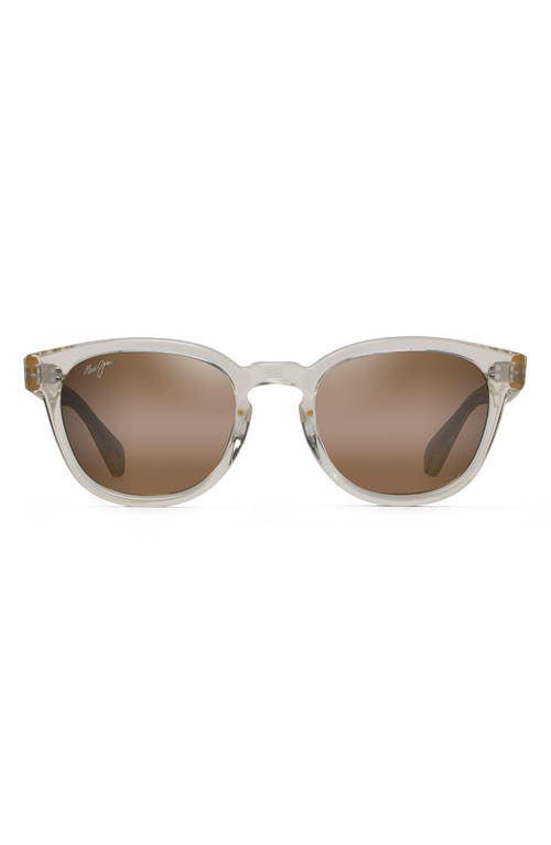 Maui Jim Cheetah 5 52mm Polarized Square Sunglasses 52mm Cheetah 5 Polarized Square Sunglasses In Vintage Crystal/hcl Bronze